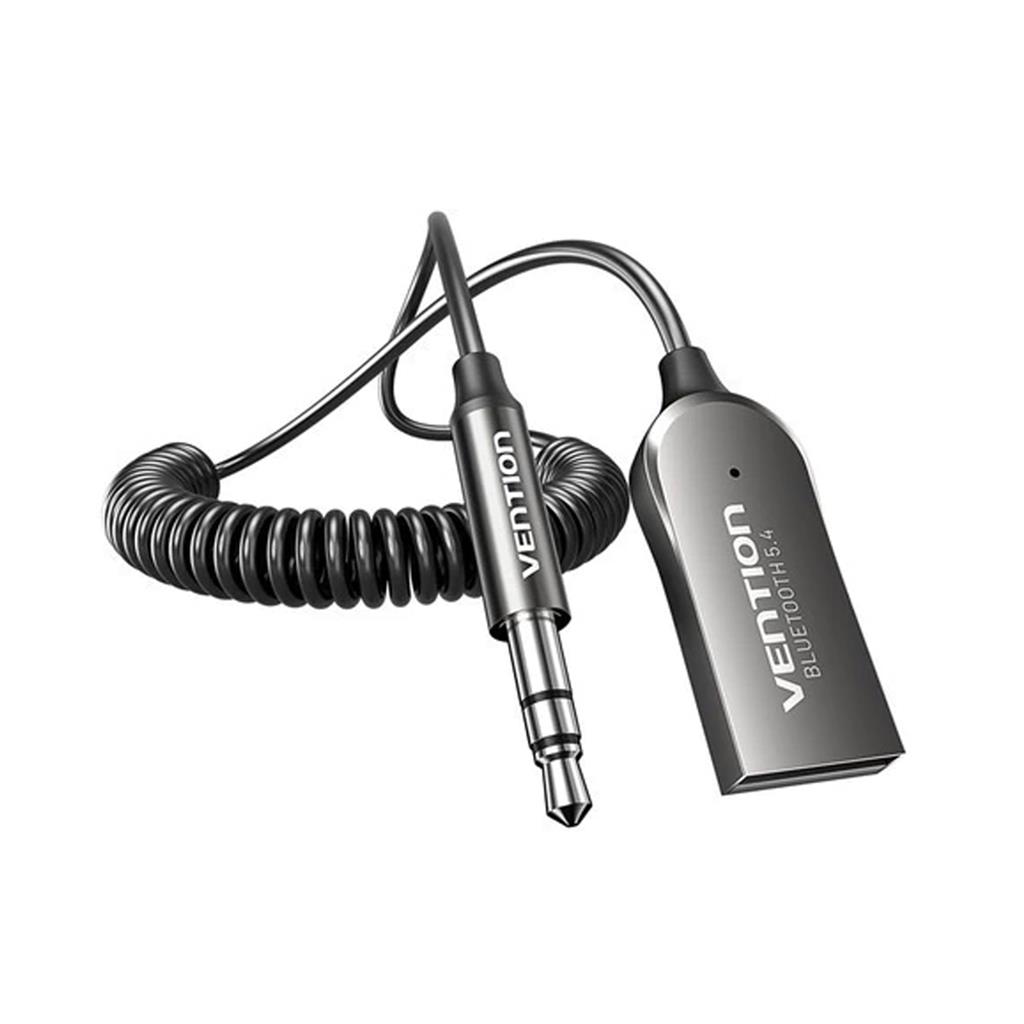 Receptor de Audio Bluetooth 5.4 Vention NAIHG AUX 3.5mm para Auto Cable 1,5m