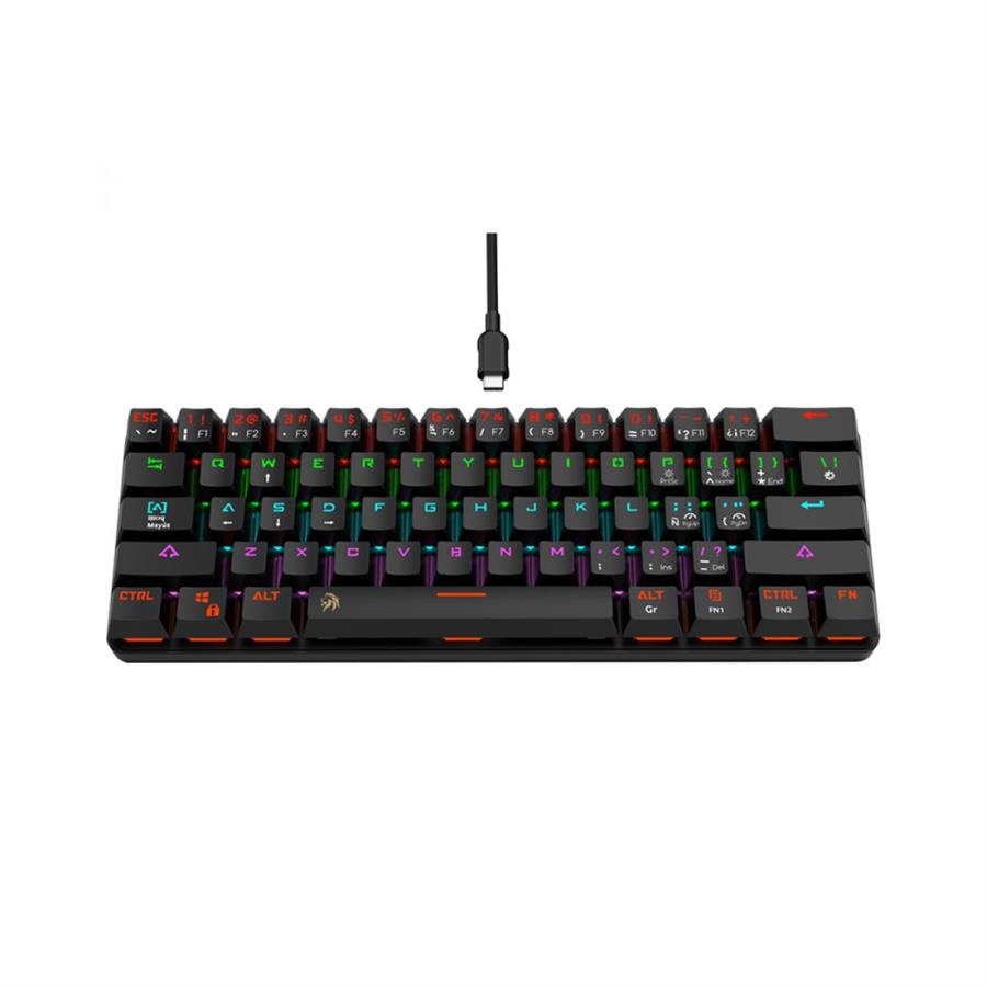 Teclado Mecanico Gamer Formato 60% Netmak Nm-Dominate