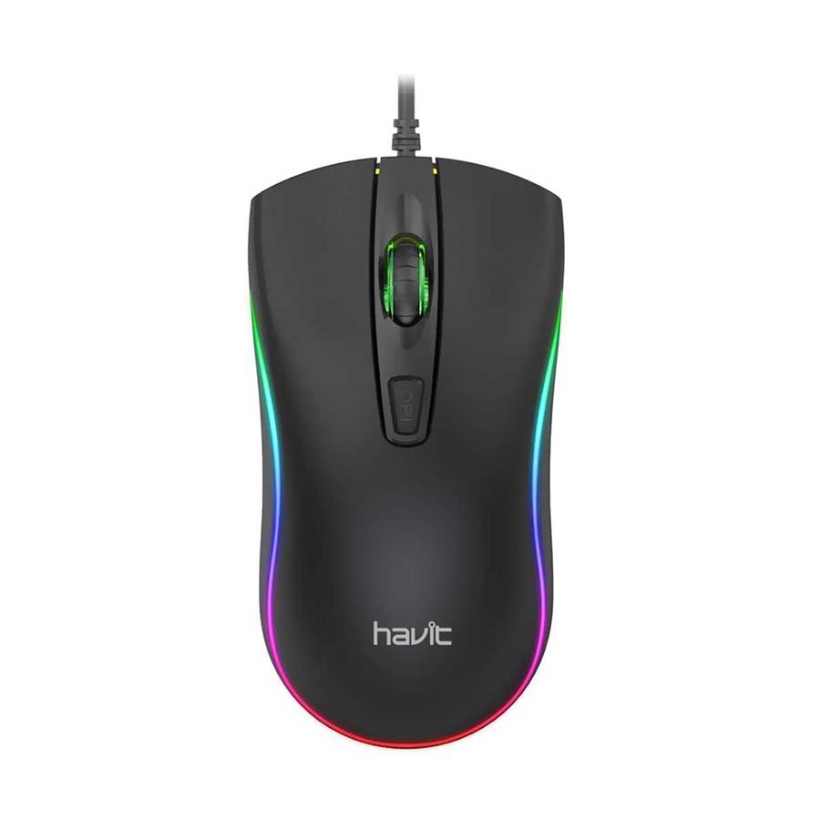 Mouse Gamer Havit HV-MS72 RGB USB Negro