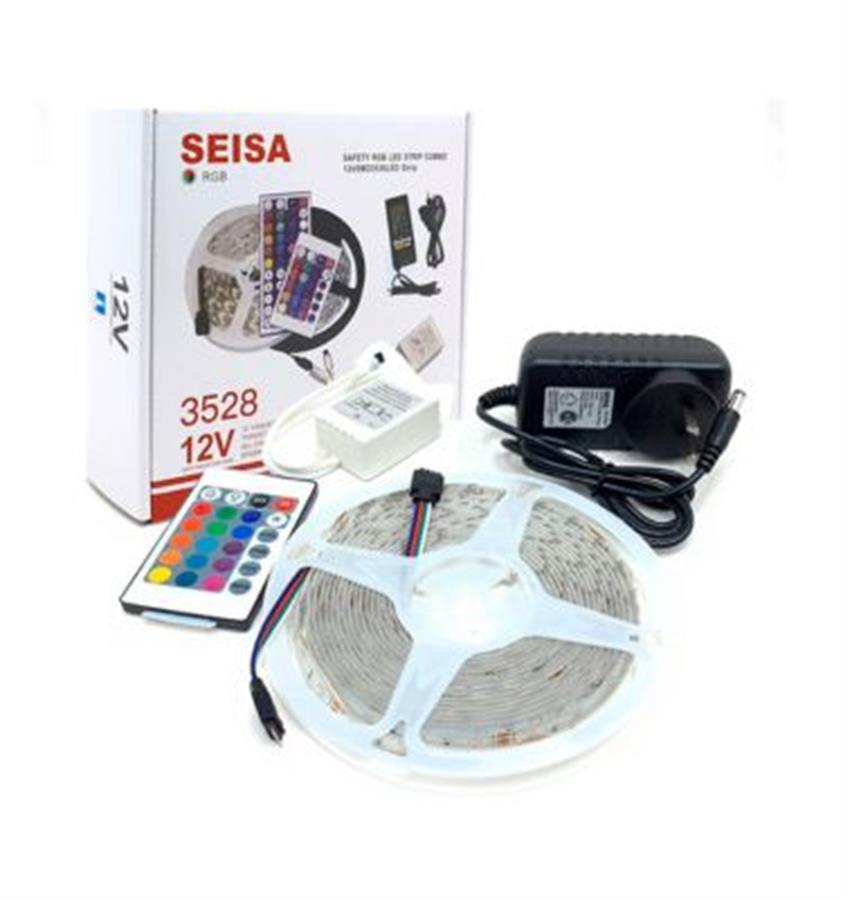 Kit Combo Tira De Led Rgb 3528 Seisa Led-Y3528rd