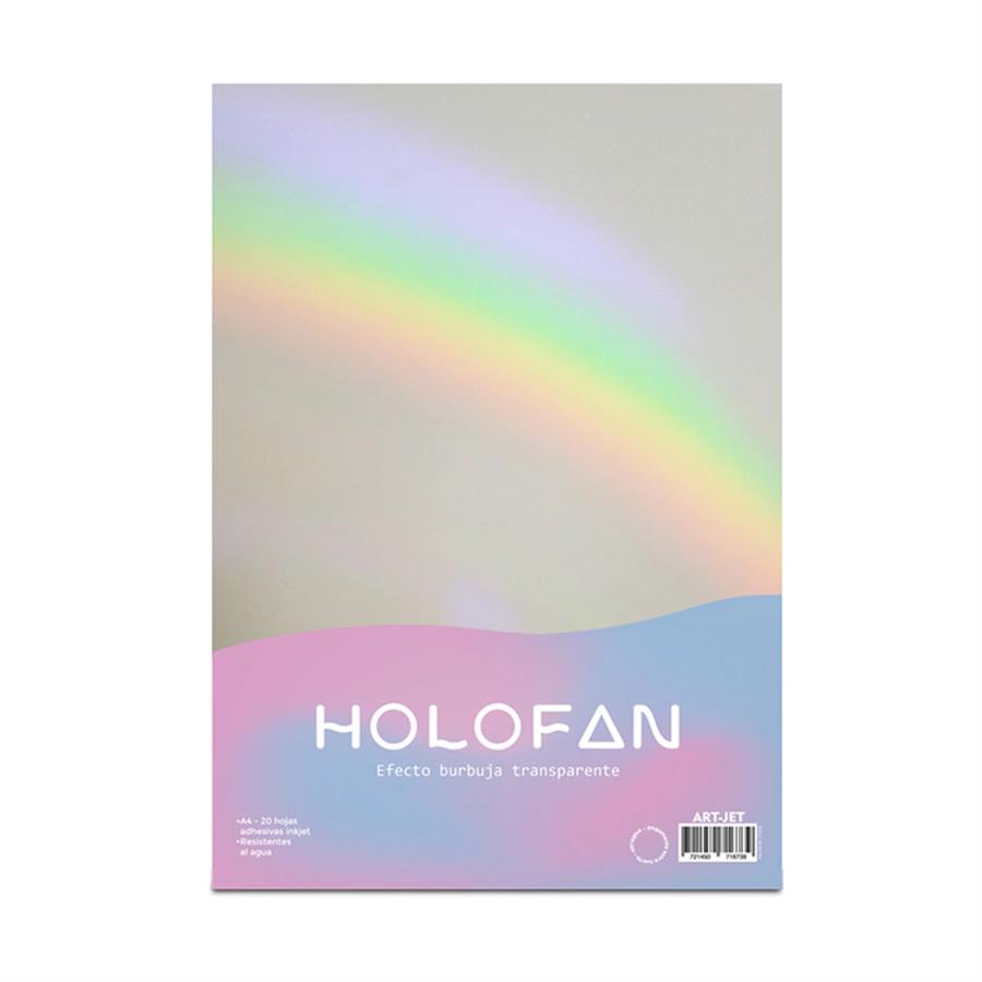 Papel Holofan Efecto Burbuja Transparente A4 20H