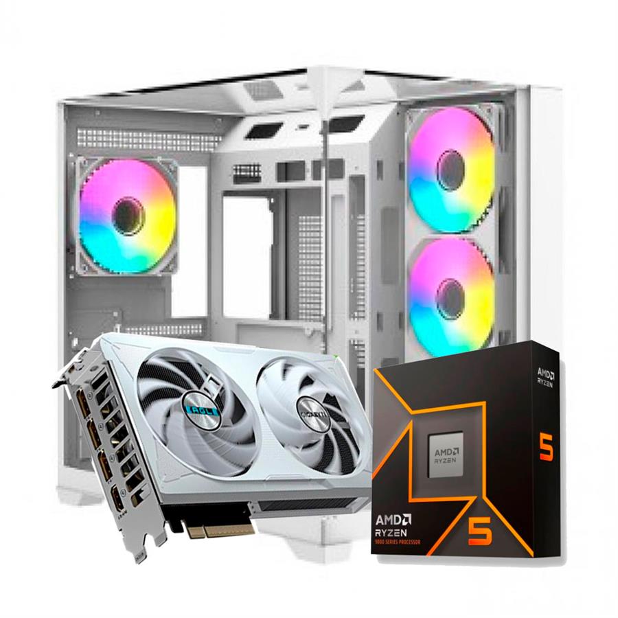 Pc Amd Am5 Ryzen 5 9600x 32gb 1Tb M.2 Rtx 5060