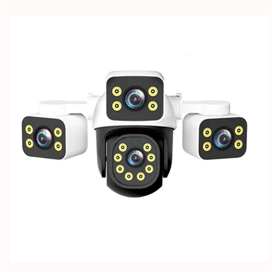Cámara Seguridad Exterior WiFi Seisa IPC-VP295S HD Triple Lente PTZ