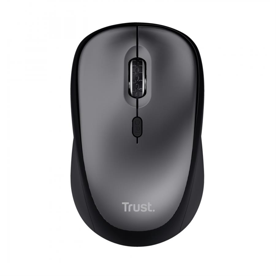 Mouse Inalambrico Silent Trust Yvi+ Eco Negro USB Para Notebook Y PC