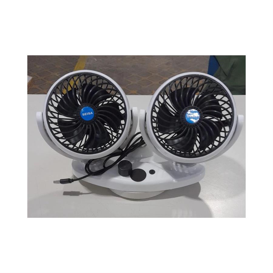 Sq-X888 Ventilador Doble 5v 6" Para Auto