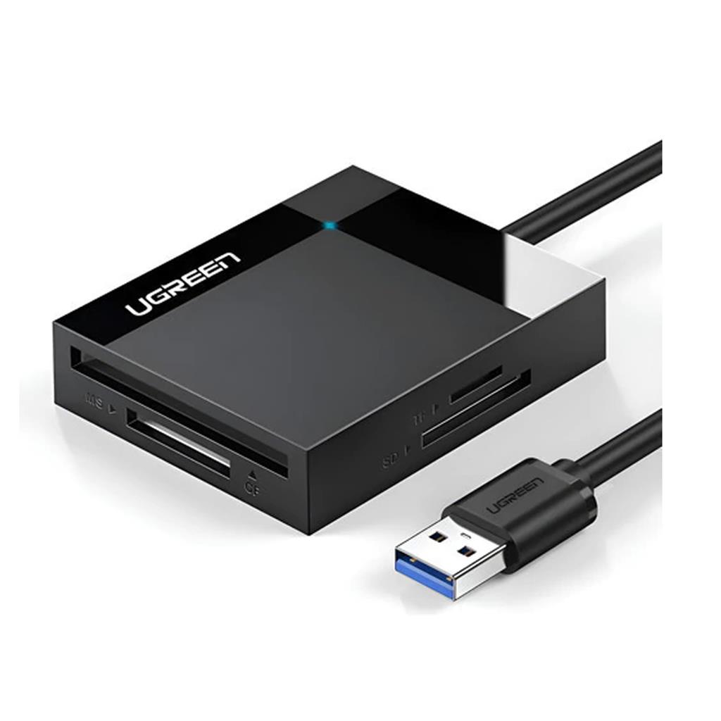 Hub USB Ugreen CR125 4 en 1 con Lector SD/TF 5Gbps
