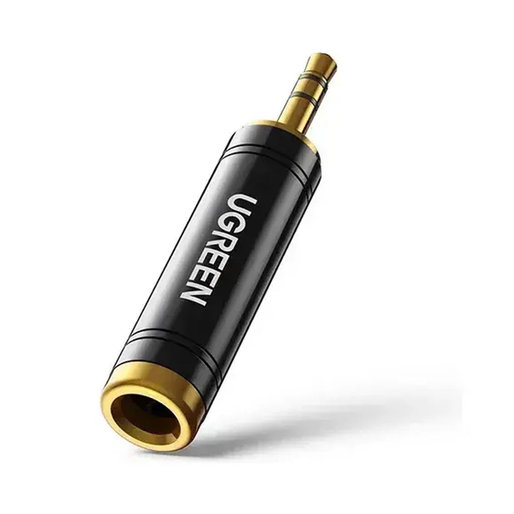 Adaptador de Audio Ugreen Jack 3.5mm Macho a 6.35mm Hembra para Auriculares y Audio