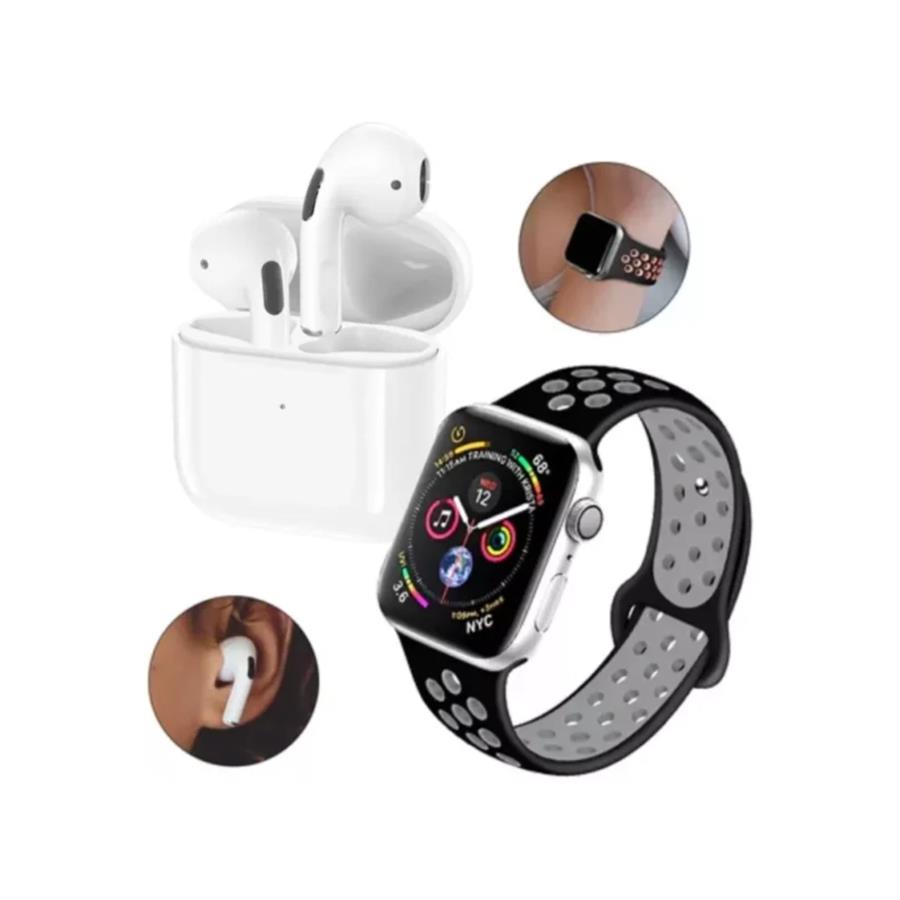 Smartwatch + Auricular + 2 Mallas T55 ULTRA MAX