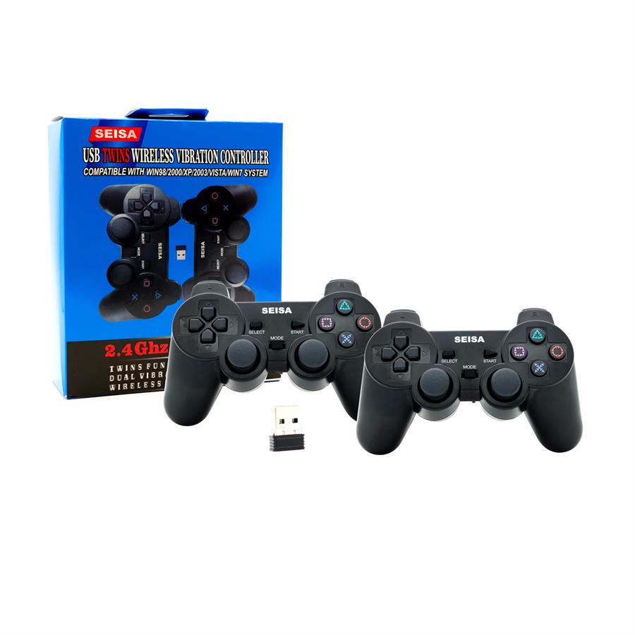 NJP502 Joystick Inalambrico Para PC 2 En 1 2.4G  A Pilas