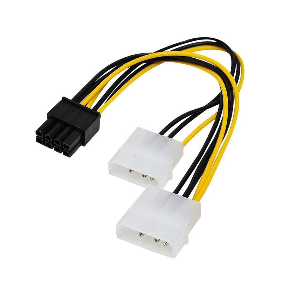 Adaptador de 8 pines a 2 molex para placas VGA NSAD824V