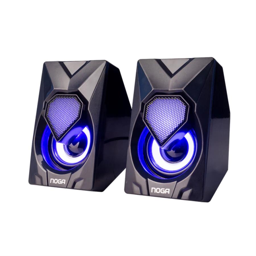 Parlante Noga Ng-502P Multimedia 2.0 con Leds