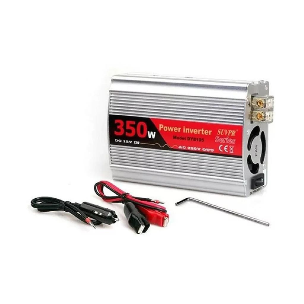 Inversor Conversor de Corriente DY-8105 12V a 220V 350W para Auto y Uso Portátil