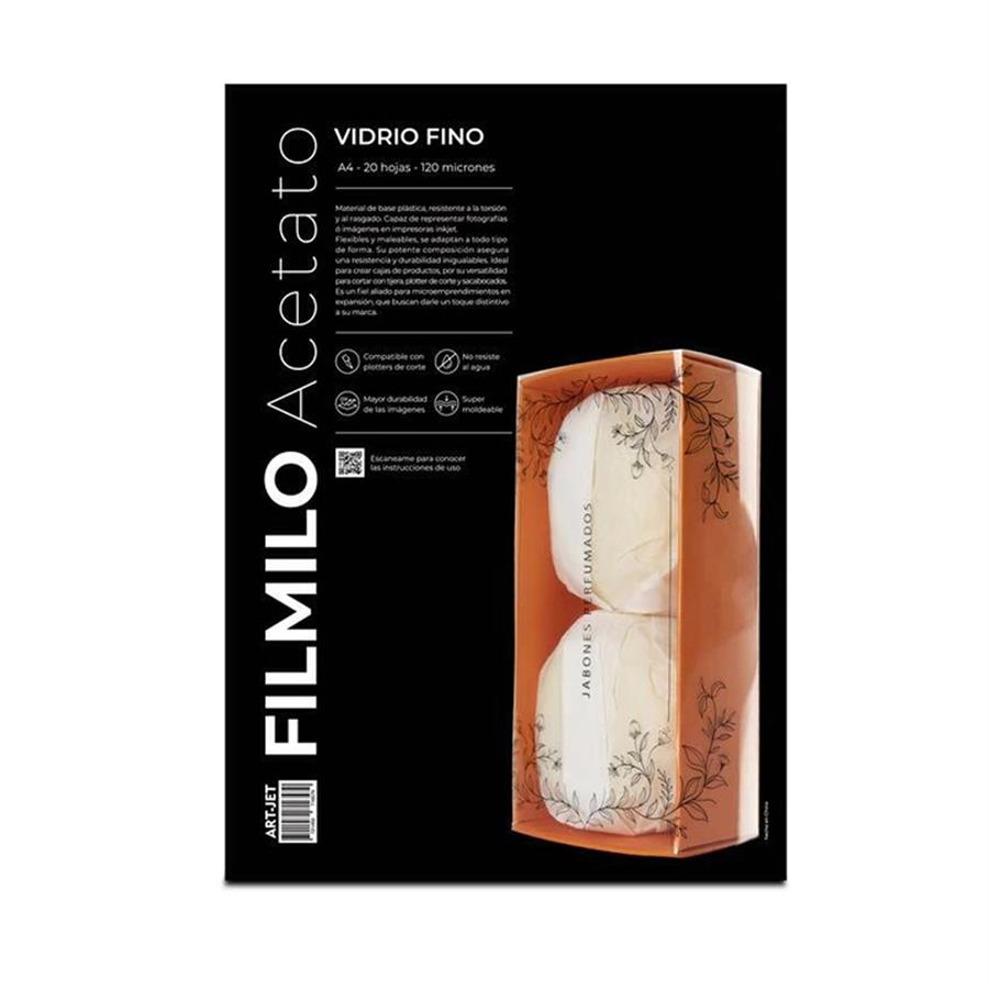 Papel Filmilo Art-Jet Acetato Vidrio Fino