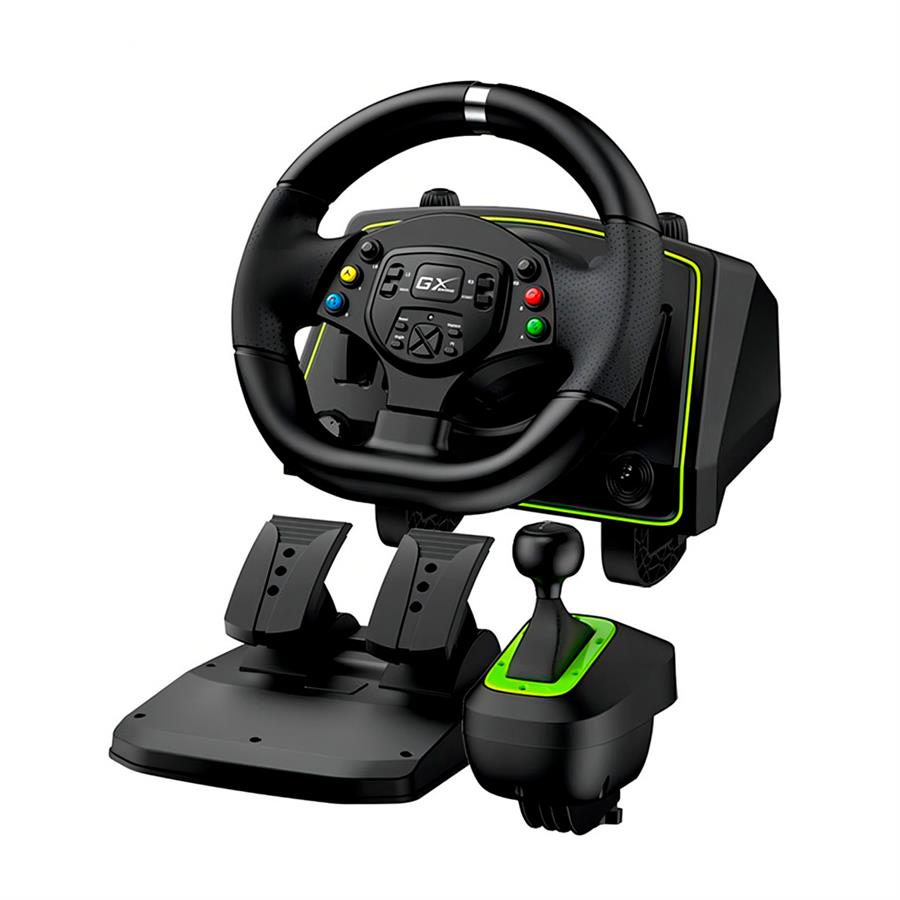Volante Y Pedalera Genius Speedmaster X2 – Precisión Y Realismo En Cada Carrera