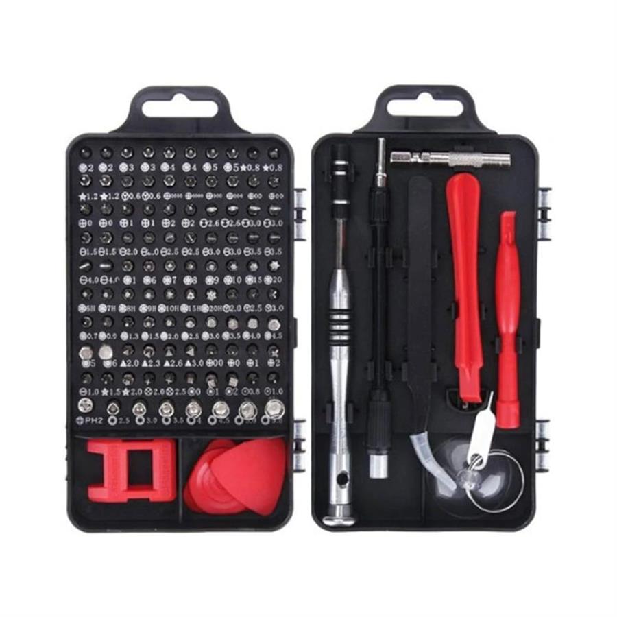 6110 Kit Desatornillador Herramientos 110en 1 Crv