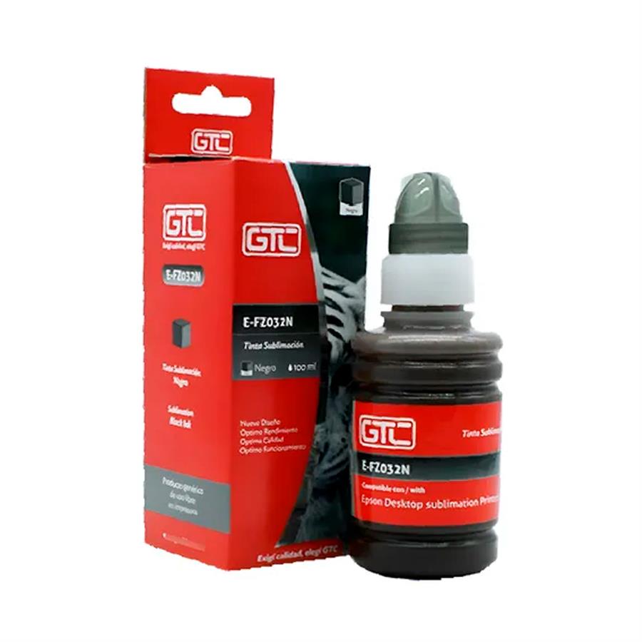 E-fz03 Botella de Tinta Sublimación Negro 100cm Gtc