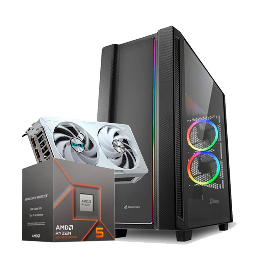 Pc Amd Am5 Ryzen 5 8400F 32Gb 1Tb M.2 Rtx 5060