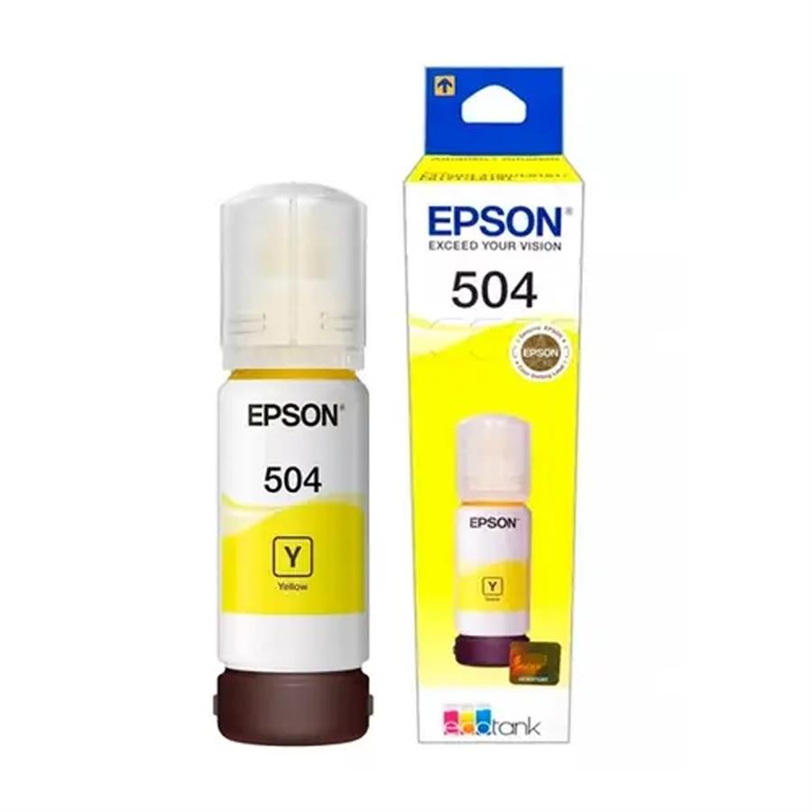 Botella de Tinta Epson 504 Yellow
