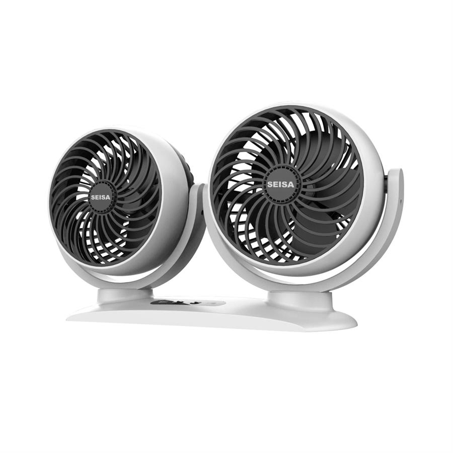 Sq-X788 Ventilador Doble 12v 24v 6" Para Auto