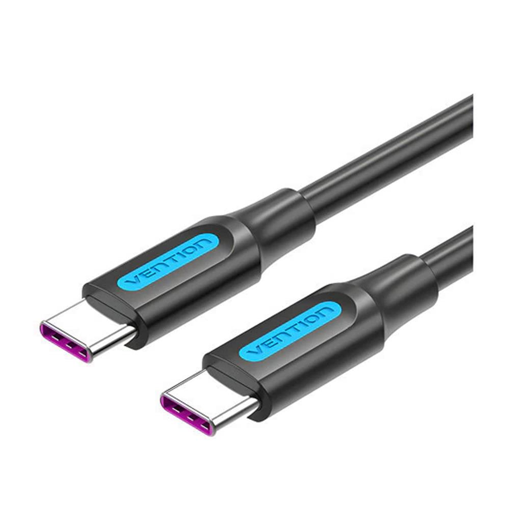 Cable USB-C a USB-C Vention 2m COTBH Carga Rápida y Datos
