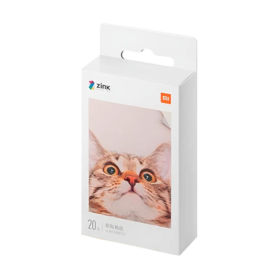 Papel Fotográfico Xiaomi Mi XMBXXZ01HT 2 x 3" – Pack De 20 Hojas Para Impresora Portátil