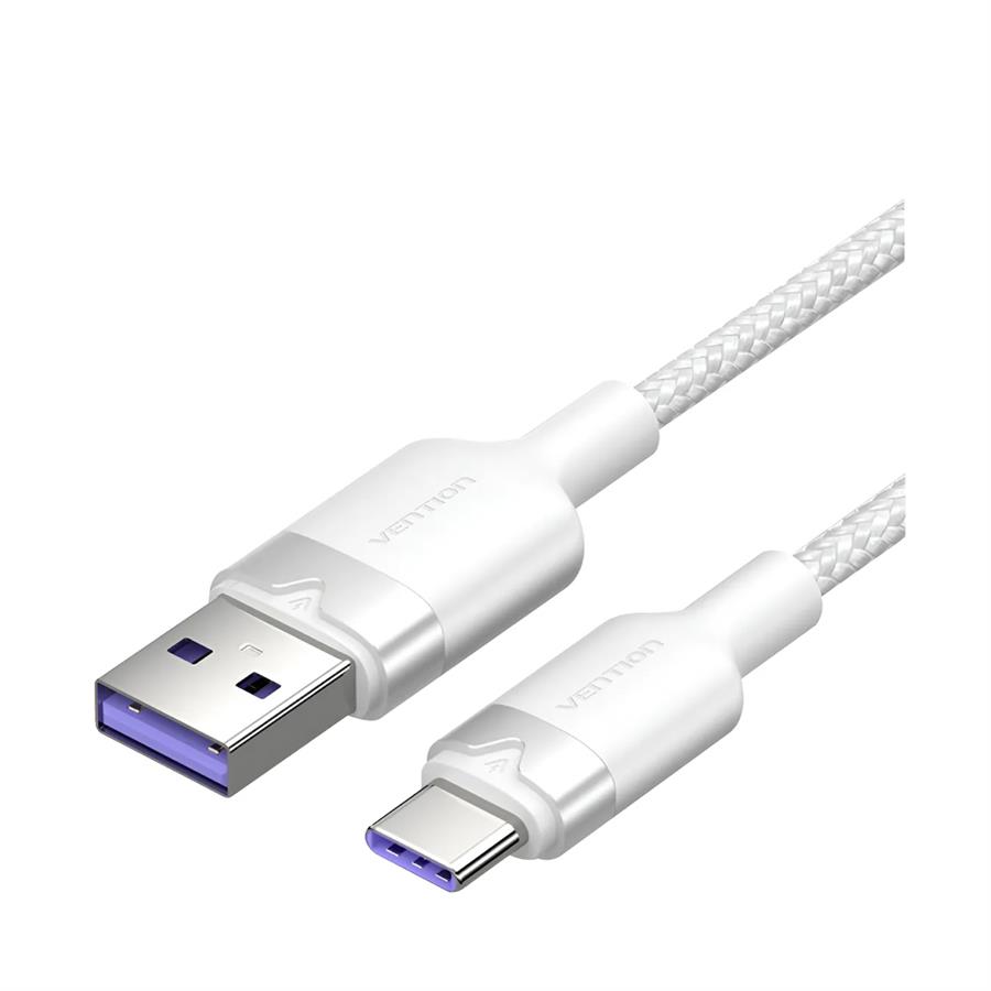CTOWF Cable Usb A Usb C 6a 480 Mbps Datos Carga 1m Blanco Vention Blanco