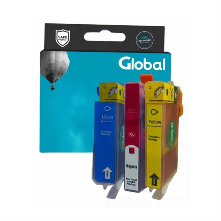 Cartucho De Tinta Global Compatible Hp 670xl Color