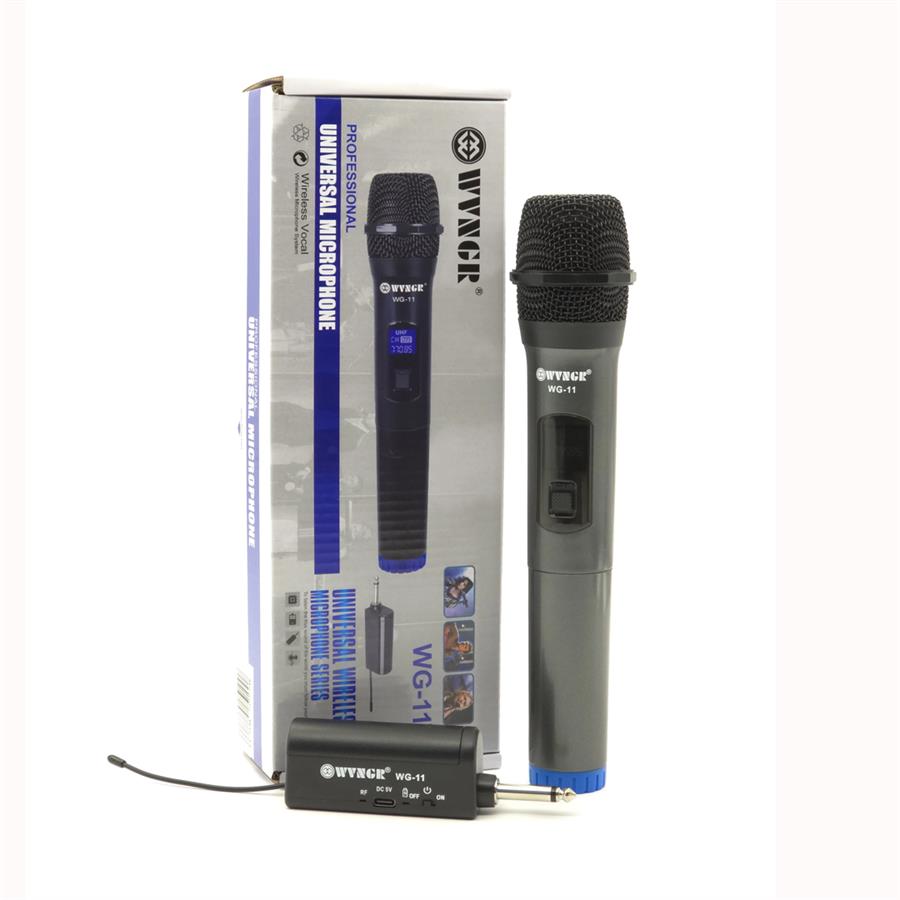 Micrófono Inalámbrico UHF WNGR WG-11 Profesional Con Receptor