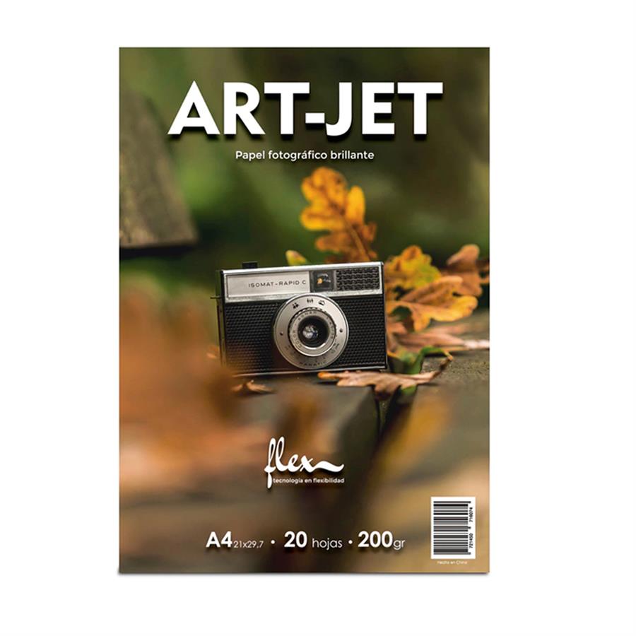 Y200A420 Papel Fotográfico Art-Jet Brillante Flex 200g 20H