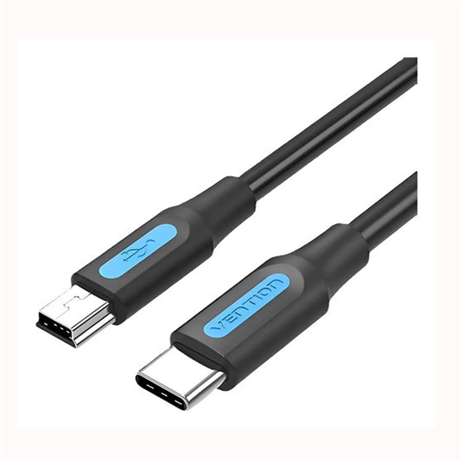 Cable De Datos USB-C A Mini USB-B Vention 1 Metro 2A 480Mbps