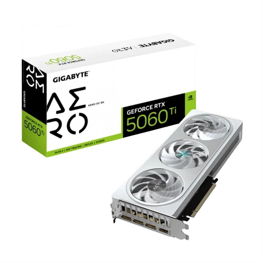 Placa De Video Gigabyte GeForce RTX 5060 Ti Aero OC 8GB GDDR7