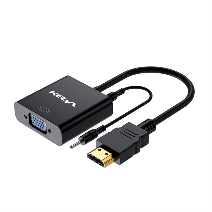 Hdtv a Vga FHD Conversor Hdmi a Vga Audio Tv Cpu
