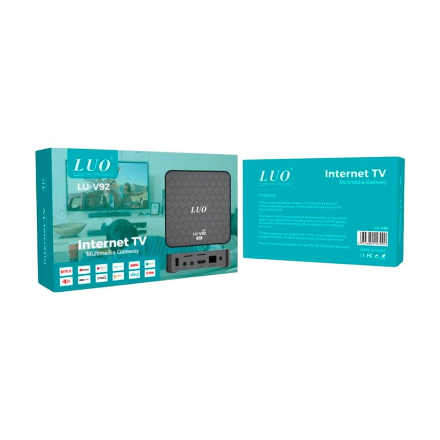 Convertidor Smart TV Box Luo V92 Super Rápido 512gb 256GB Ram 5G