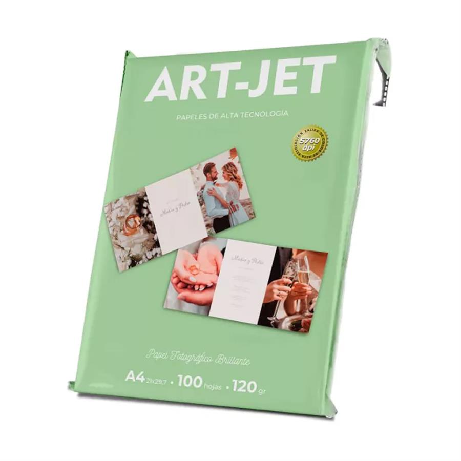 G120A4-100H Papel Brillante Art-Jet 120g 100H