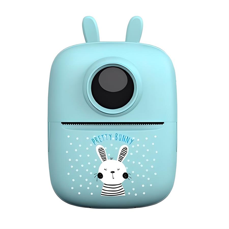 Mini Impresora Térmica Satellite A DV905 Bluetooth Portátil Azul Claro