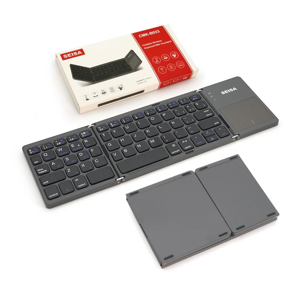 Teclado Bluetooth Plegable CMK-B033 con Touchpad
