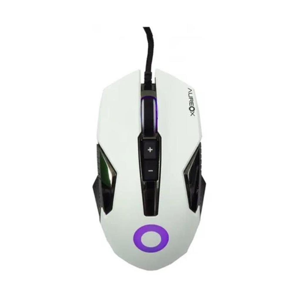 Mouse Gamer Aureox Fireforce GM200W Blanco 3200 DPI