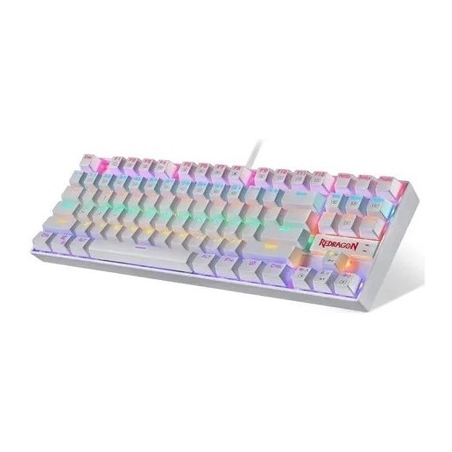 K552W-KR-SP Rainbow Teclado Mecanico Redragon Kumara White Red Switch