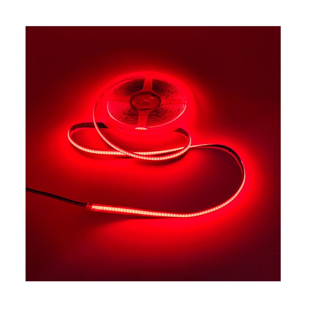 Tira LED COB Roja 12V 5 Metros