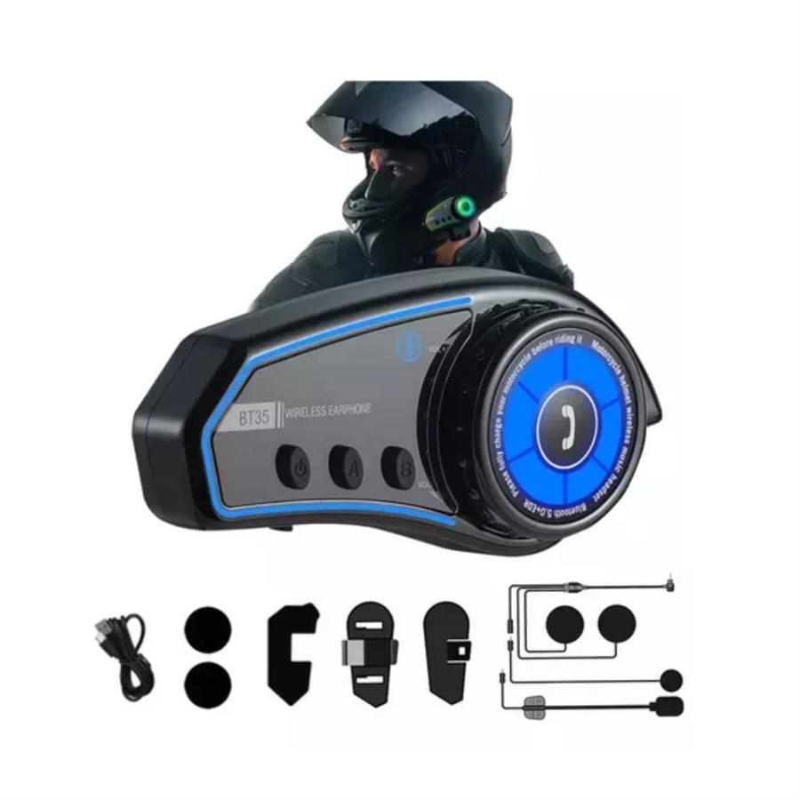 Auricular Con Luz Con Bluetooth Para Casco De Motocicleta Jyd-Bt35