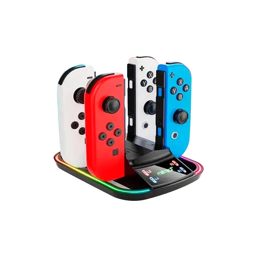 Base de Carga YZC-508 Para 4 Joy-Cons de Nintendo Switch
