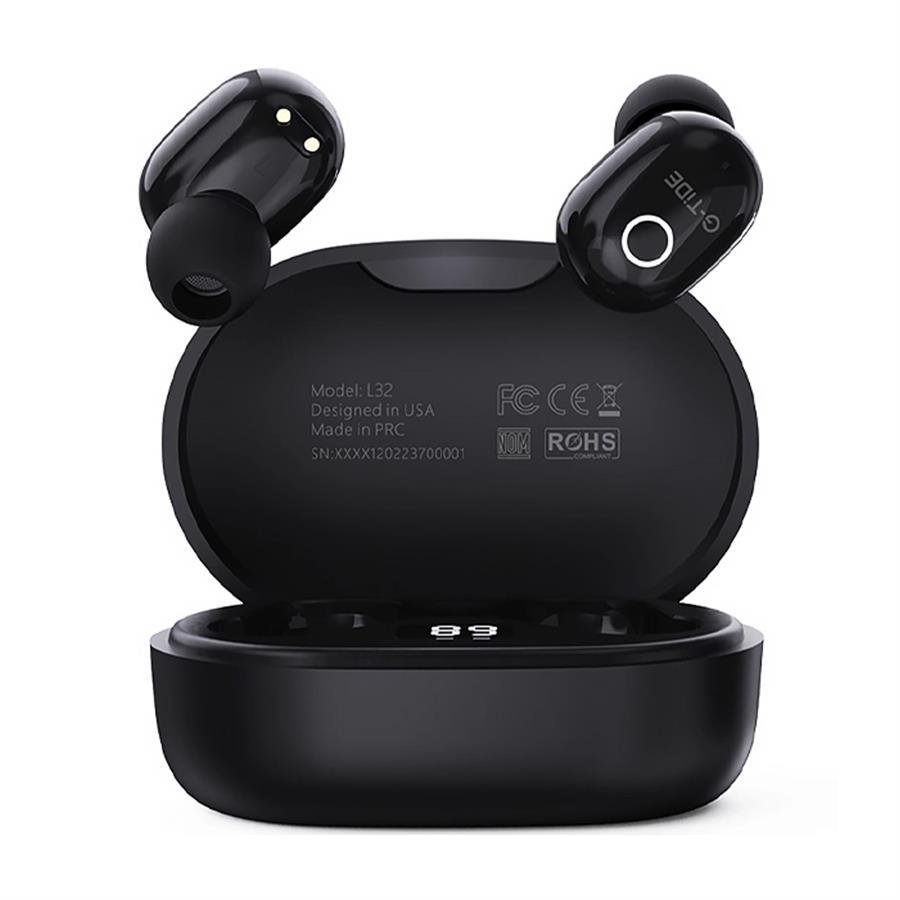 G-TiDE L32 Auricular inalambrico con Bluetooth y micrófono - Negro