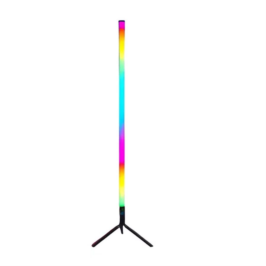 Tubo Luz Lámpara De Pie Esquinero Led Rgb Deco 1.20 Metros