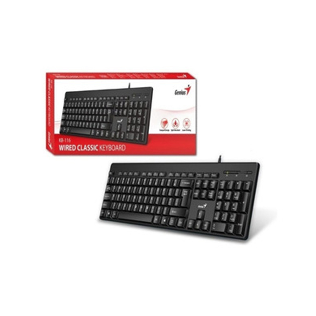 TECLADO USB SIN NUMERICO GENIUS LUXEMATE 110